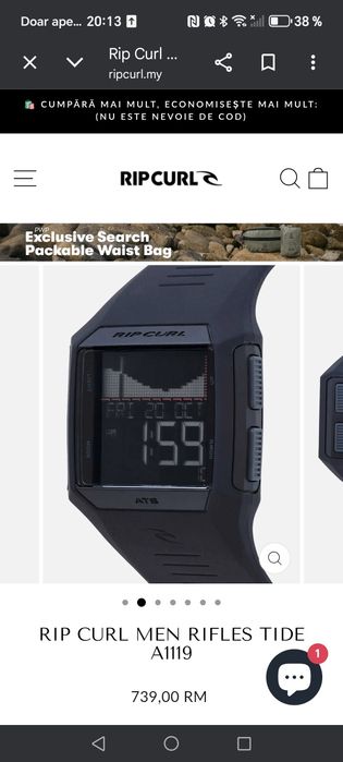 Ceas digital pentru Surf Rip Curl