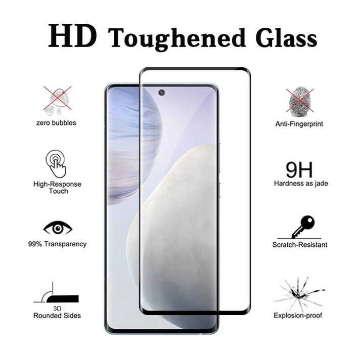 Huawei Nova 10 / Nova 10 Pro  / 3D ЦЯЛО ЛЕПИЛО Стъклен протектор