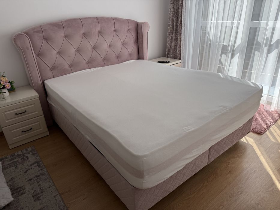 Pat tapitat / mobilier dormitor/