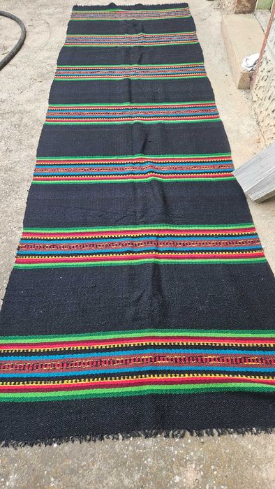 Черга вълнена шарена