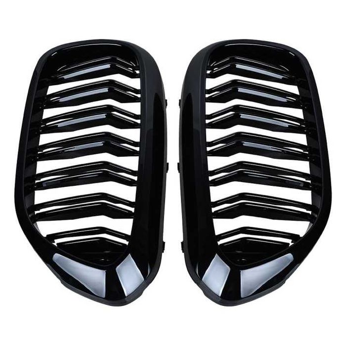 Двойни Бъбреци за BMW G30 / G31 / G38 (2017+) Черен Гланц