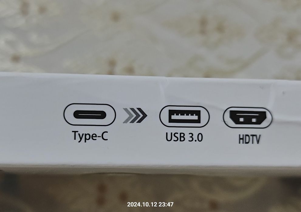 Hub Type-C, USB 3.0, HDMI 4K адаптер