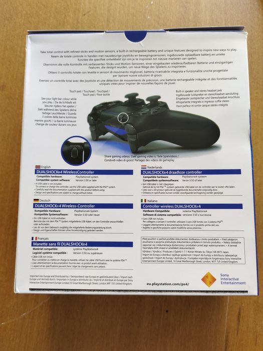 Игровой контроллер Sony Dualshock 4 белый