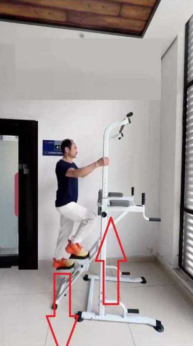 Многофункцианалный турник бруся 4в1 степпер тренажер для ног и ягодиц