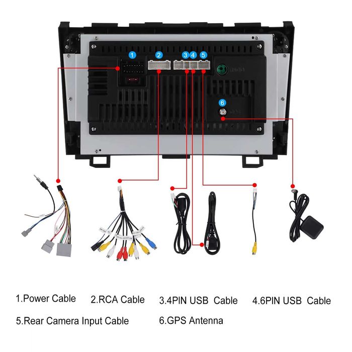 Мултимедия Двоен дин за HONDA CRV плеър с Android Навигация HONDA CR-V