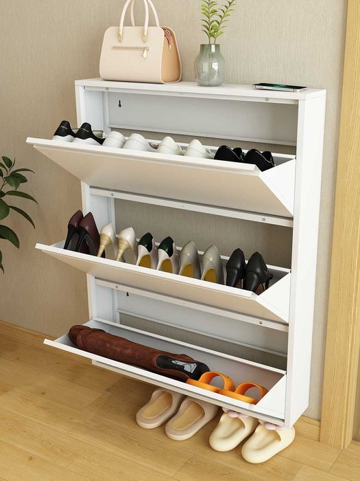 Настенный обувной шкаф/Современный металлический шкаф