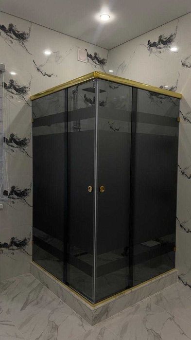 Супер цена! Стеклянная Перегородка Душ Кабина в Рассрочку на Заказ