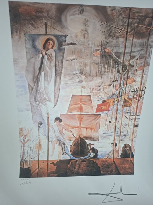 Litografie Salvador Dali Descoperirea Americii
