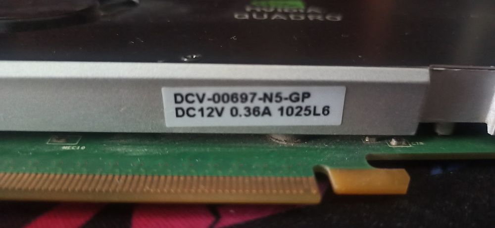 Nvidia Quadro FX 3800 б/у рабочий