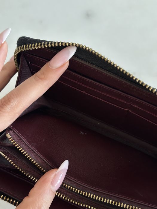 Портфейл  от естествена кожа Chanel