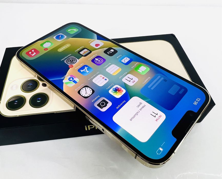 Apple iPhone 13 Pro Max 128GB Gold Перфектен! Гаранция!