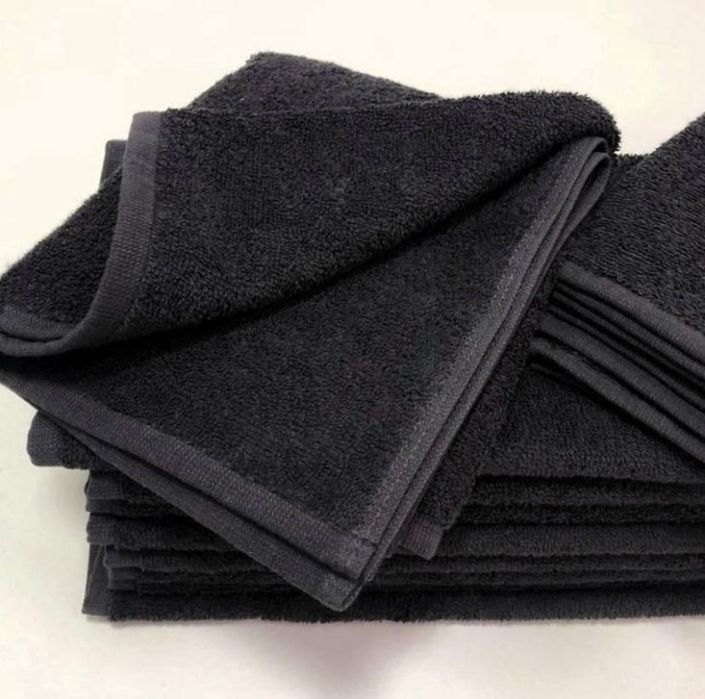Черные банные полотенца по акции