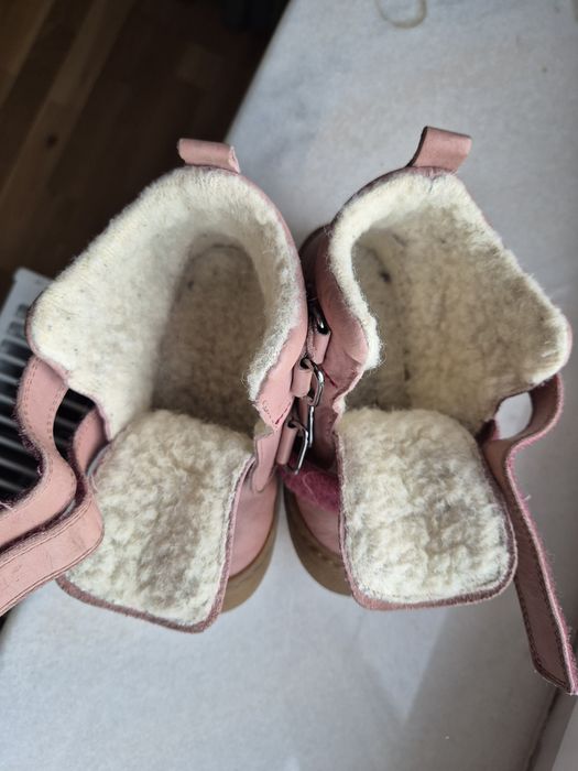 Ghete Naturino piele si lana marimea 24