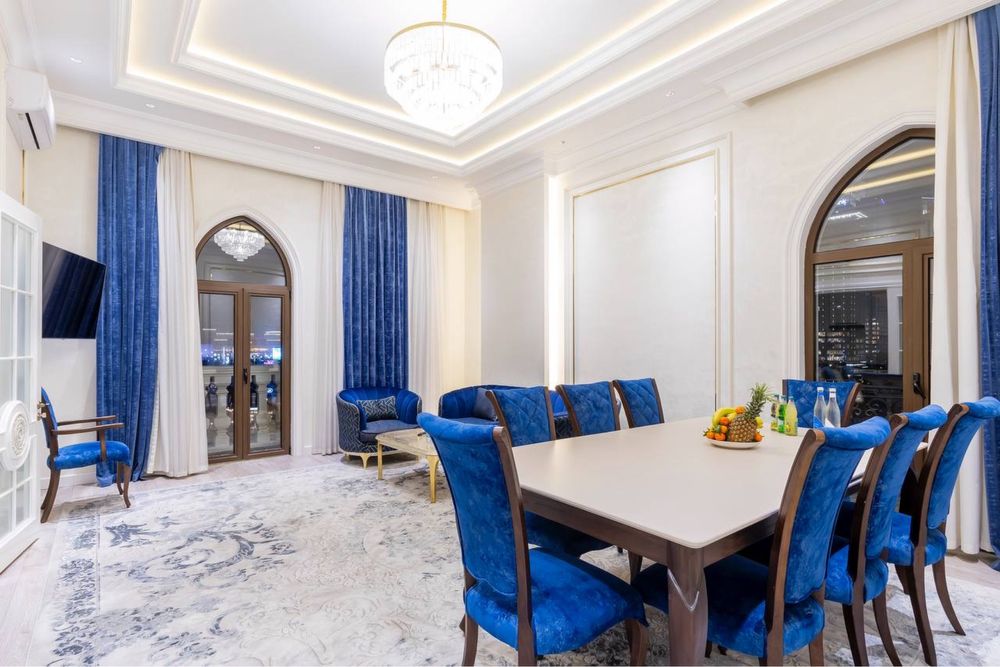 Kunlik Apt | Панорамный 7 этаж | 125м² | Просторная 3-ком | Boulevard