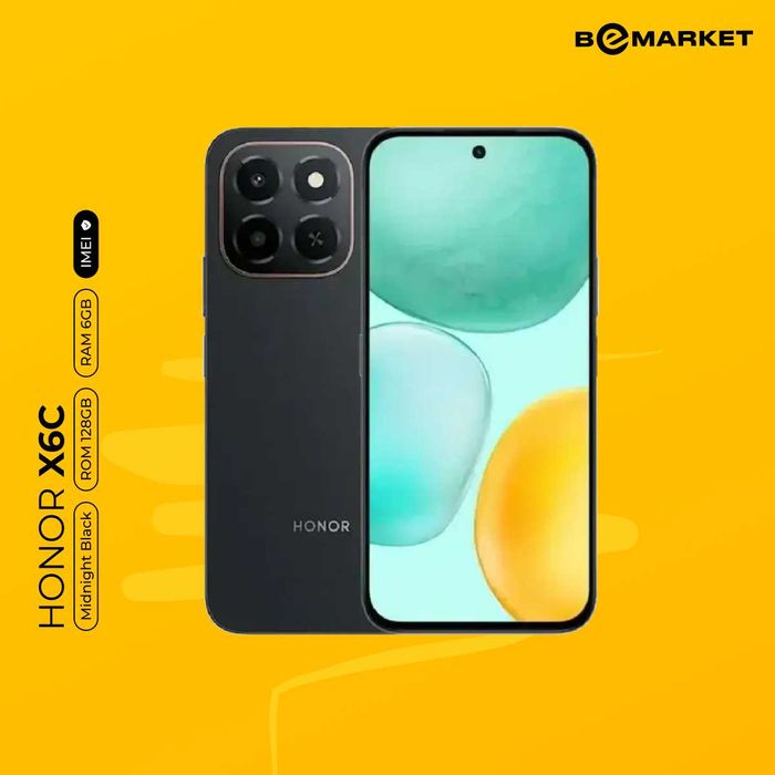 Honor X6c 6/128 GB Midnight Black