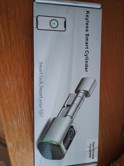 Cilindru electronic Secukey D1, CR123A, Amprenta, Card Mifare 13.56MHz