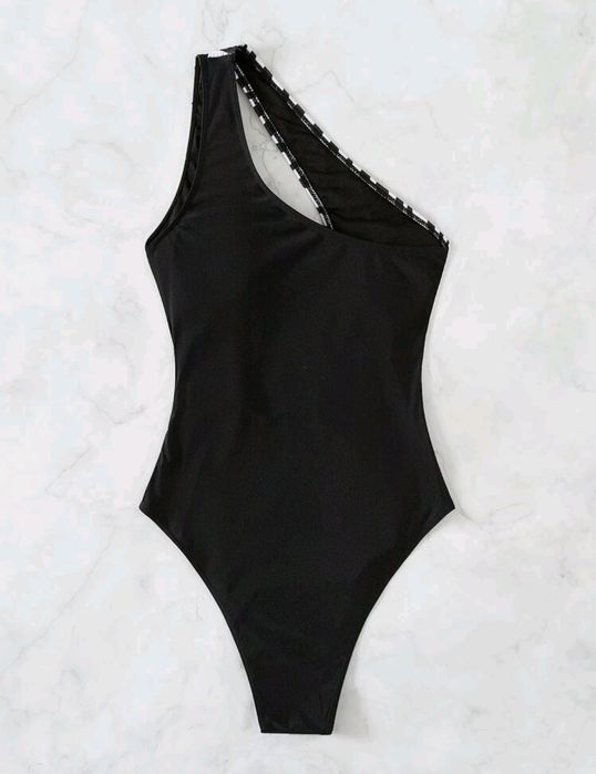 Дамски  черен бански, нов