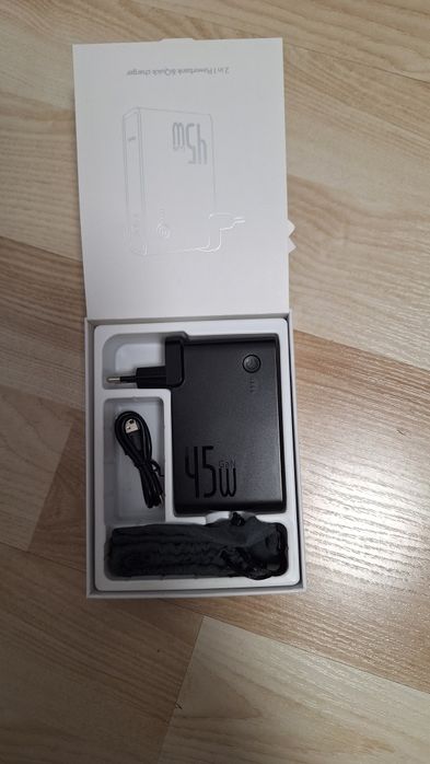 Baseus Gan 10000 Mah външна батерия и мрежово зарядно с PPS 45W USB