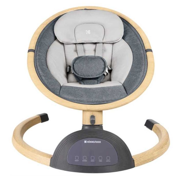 Електрическа люлка KikkaBoo - Ashlee, тъмносива