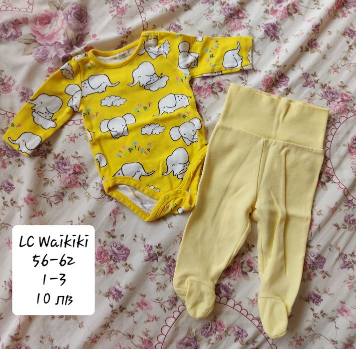 Дрехи за момиче размер 0-3м