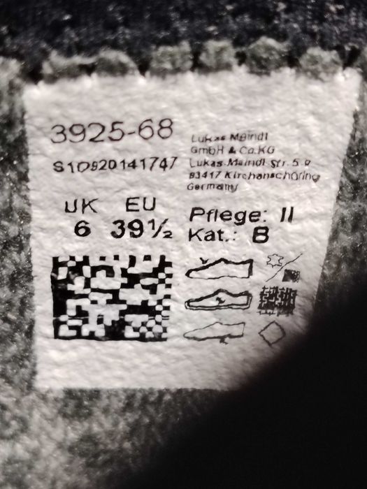 MEINDL ghete din piele, cu GoreTex, mărimea 39,5, interior 24,5 cm.