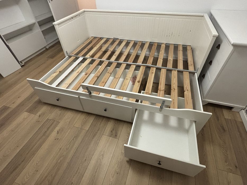 Divan Hemess cu 3 sertare 80x200cm cu saltele incluse