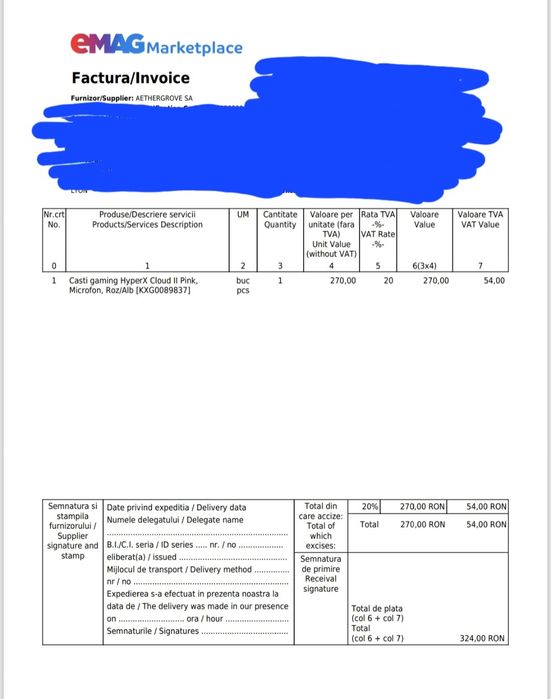 Caști Gaming HyperX