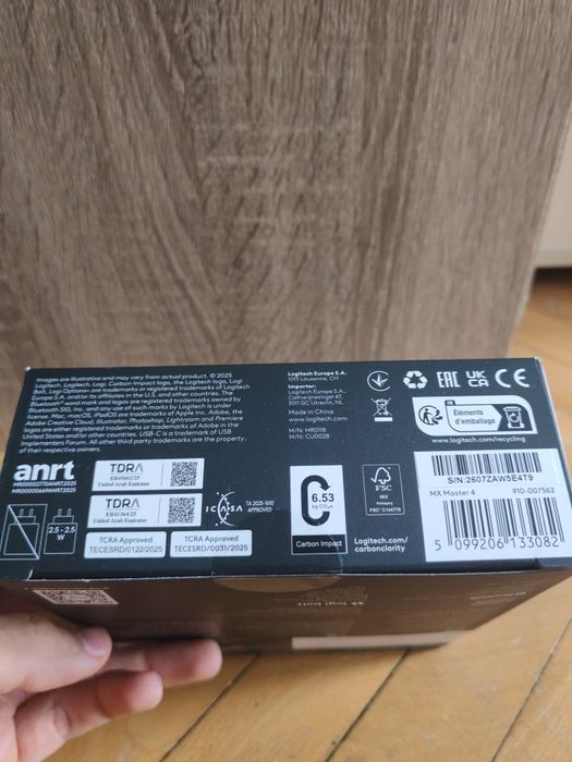 Чисто нова Logitech Mx Master 4 мишка