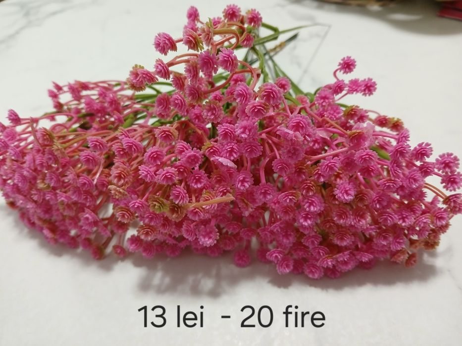 Vând flori artificiale decorative - diverse modele