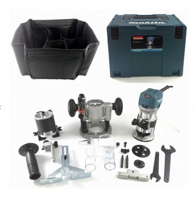 Оберфреза MAKITA RT0702CX2J , Пълен комплект с куфар, НОВА