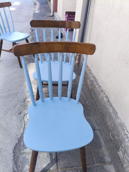 Масивни трапезни столове 3 броя