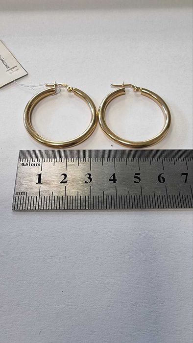 ***Чисто ново злато*** Златни дамски обеци - 3.05 гр.