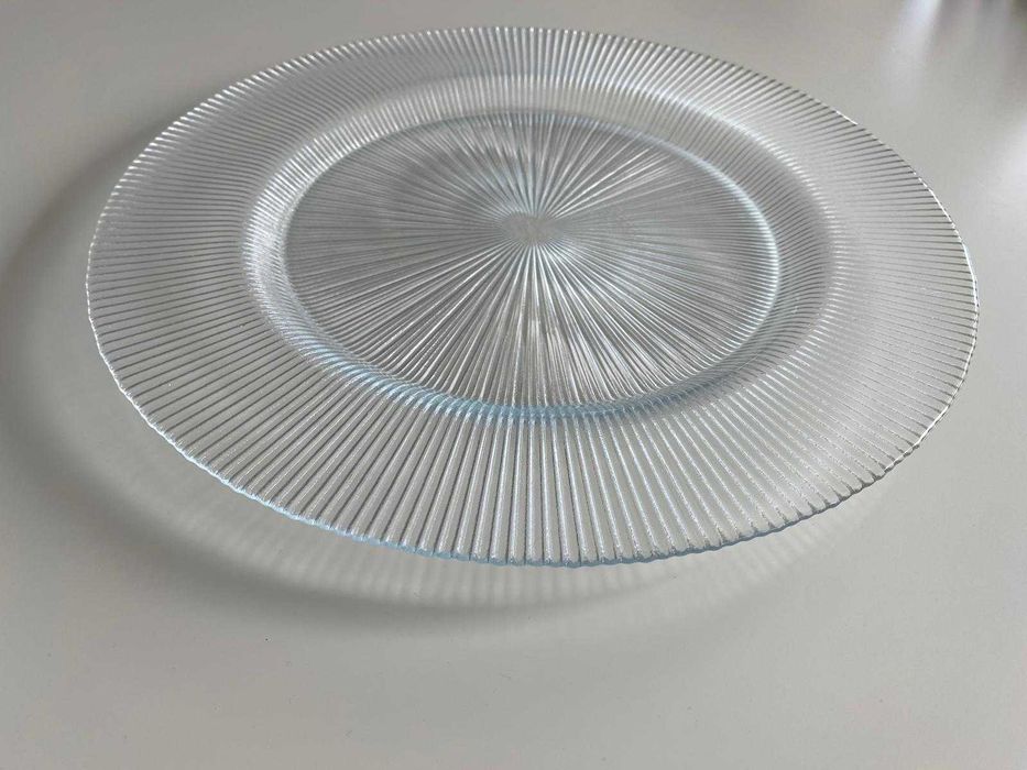 Farfurii suport pentru evenimente platouri sticla Dia. 33 cm