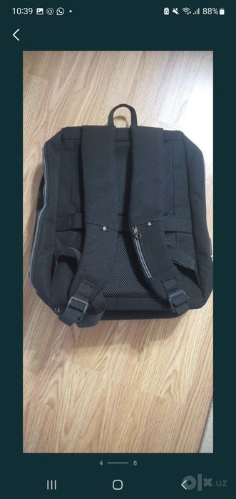 Портфель рюкзак чёрный для ноутбука