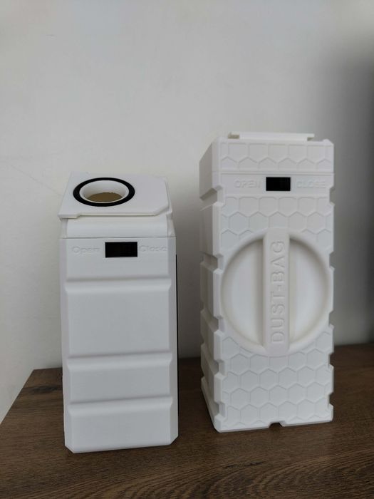 Контейнер за многократна употреба за прахосмукачка робот  3Д принтиран