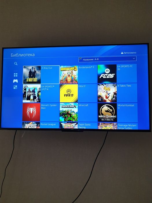 Продам свой ps4 б.у в отличном состоянии