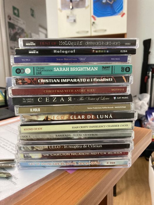 CD, DVD cu musica pop, electro, simfonica, etc