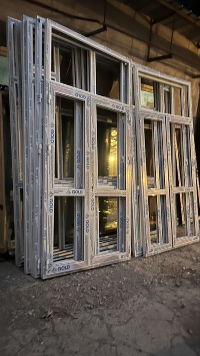 Пластик Терезе Есиктер Алюминий Витраждар