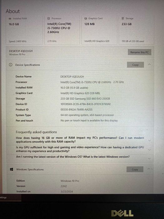 Dell Latitude 5580