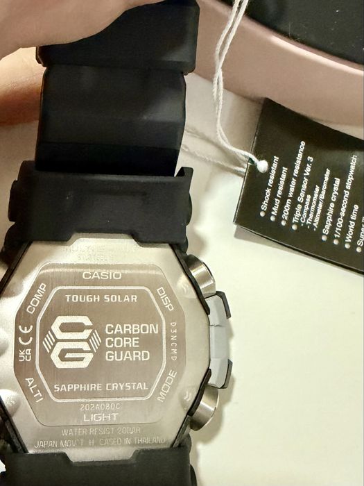 Casio G-Shock Mudmaster GWG-2000-1A1DR Original, yangi, komplekt