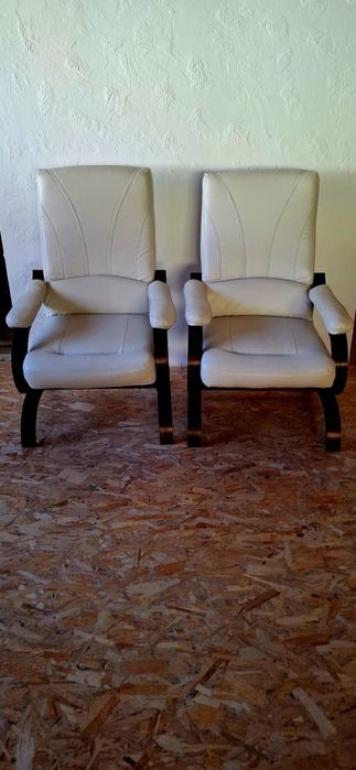 Set 2 fotolii piele.