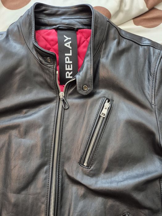 Мъжко кожено яке REPLAY  S М