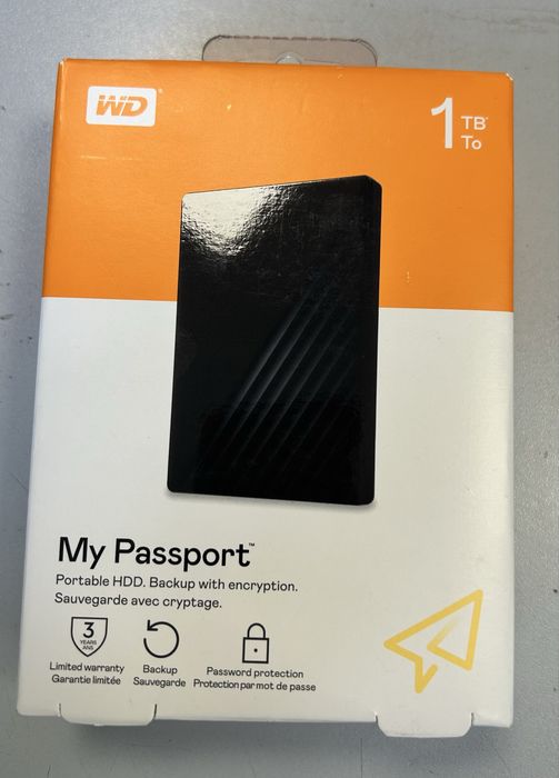 Hard Disk Extern WD My Passport 1TB SIGILAT