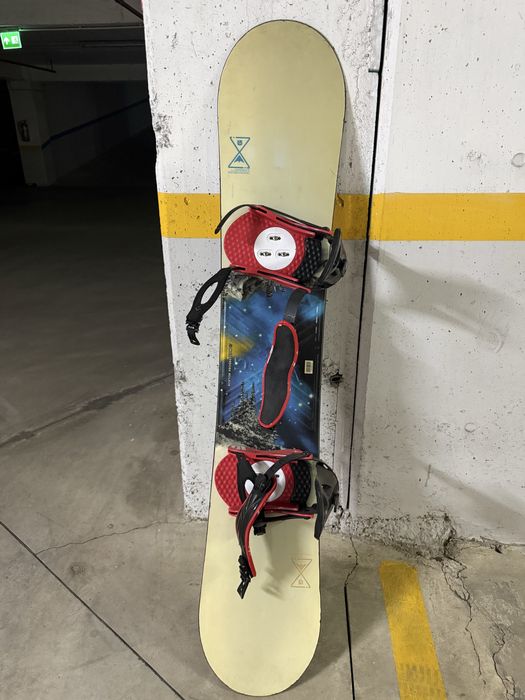 Placa snowboard+Legaturi burton 157