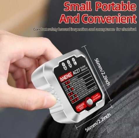 Контакт Тестер Изтичане на Ток Фазомер Проверка за Електрически Утечки