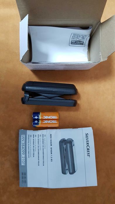 Dispozitiv sigilat/etanșat pungi Silvercrest Kitchen Tools (garantie)