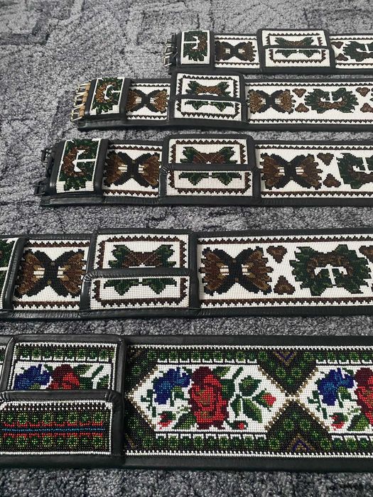 Curea lata cusuta cu margele | Mai multe marimi