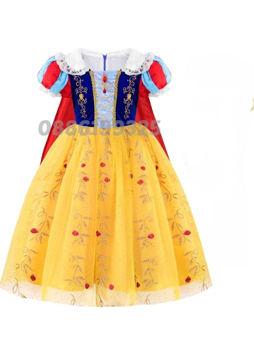 Детска рокля на Снежанка, Детски Костюм на Снежанка