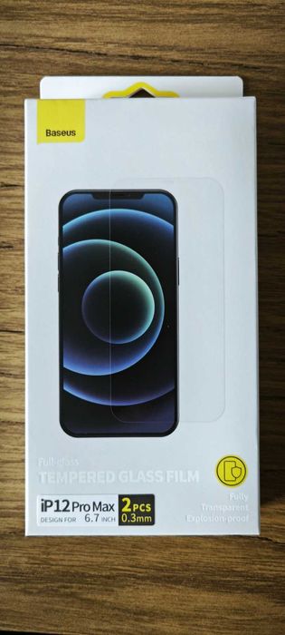 Стъклени протектори Baseus за iPhone- разл. модели-Temp. Glass Film