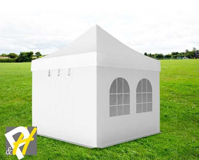 Алуминиеви шатри хармоника 3х3, 3х4.5, 3х6 - Professional, PVC 620гр/м